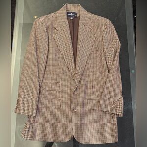 Ralph Lauren houndstooth blazer
